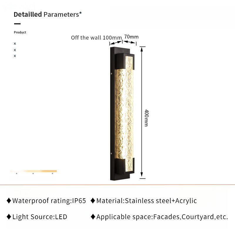 Modern Garden Waterproof Wall Lamp