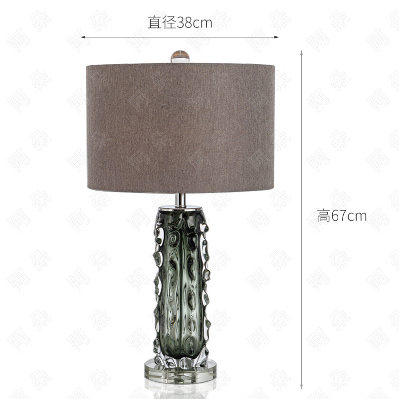 Modern Colored Glaze Bedside Table Lamp