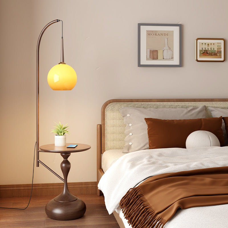 Retro Pomelo Fishing Floor Lamp