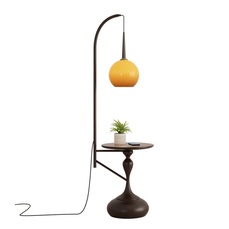 Retro Pomelo Fishing Floor Lamp