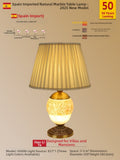 Bronze Marble European Bedside Table Lamp