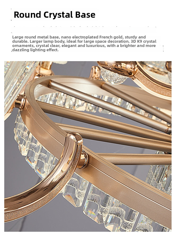 Luxury Crystal Living Chandelier