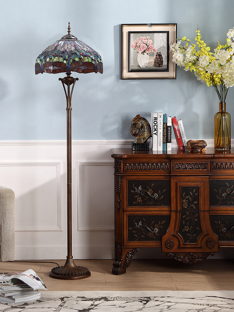 Vintage Remote Control Floor Lamp