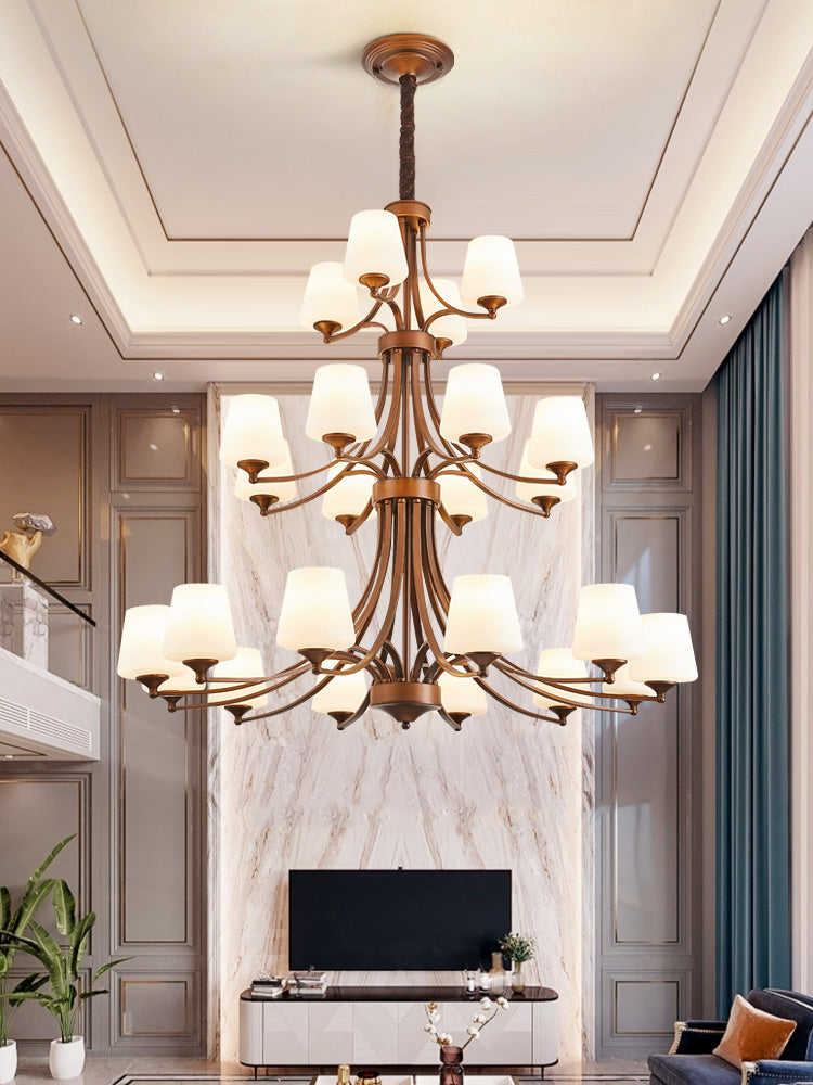 Villa Chandelier for Staircase and High Ceiling