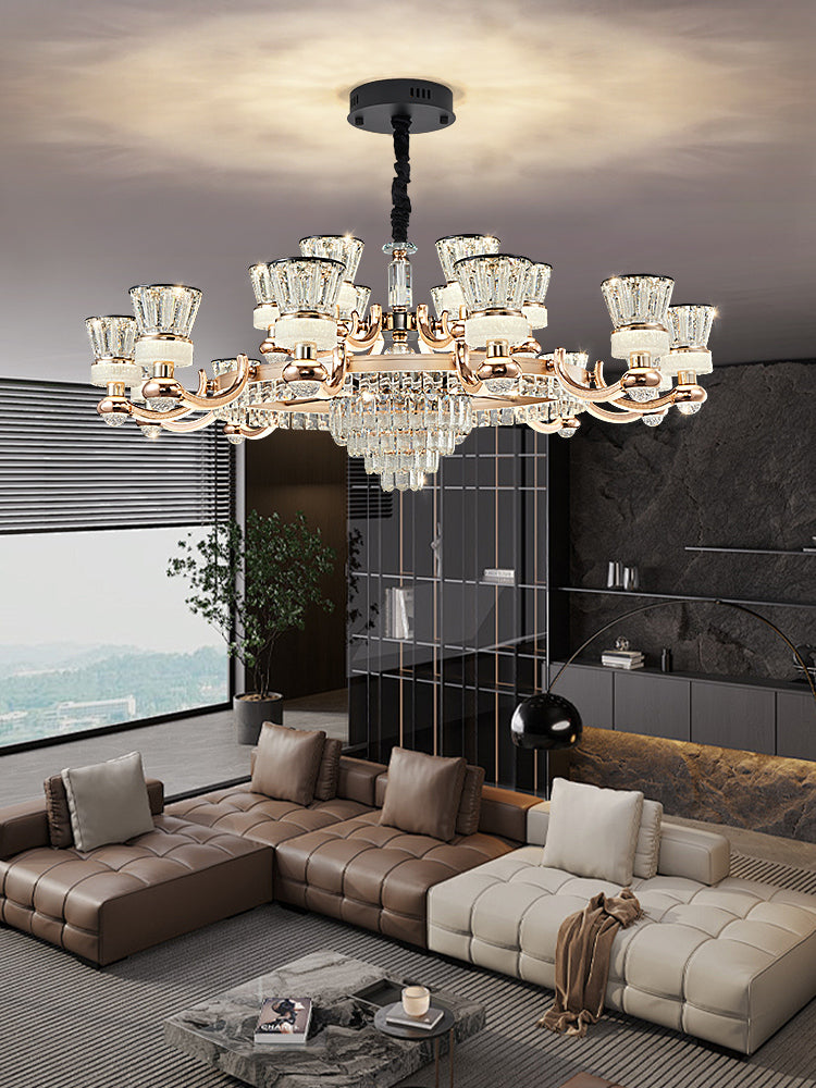 Luxury Crystal Living Chandelier