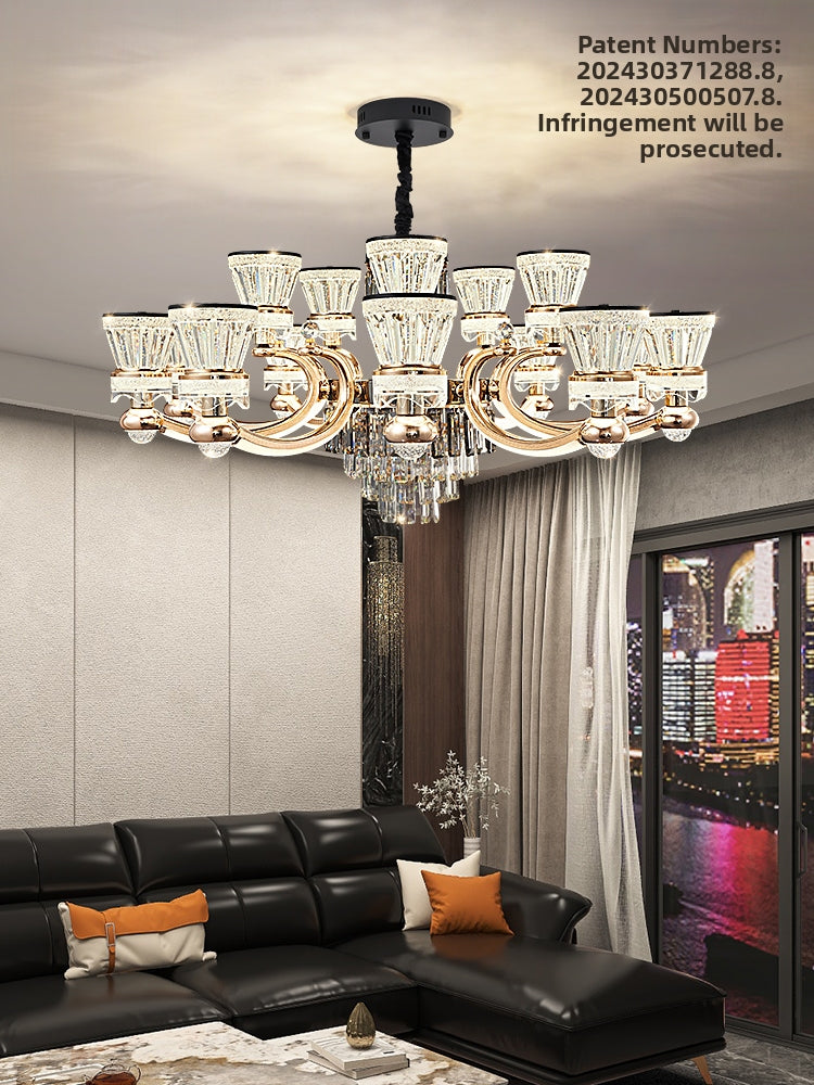 Luxury Crystal Living Chandelier