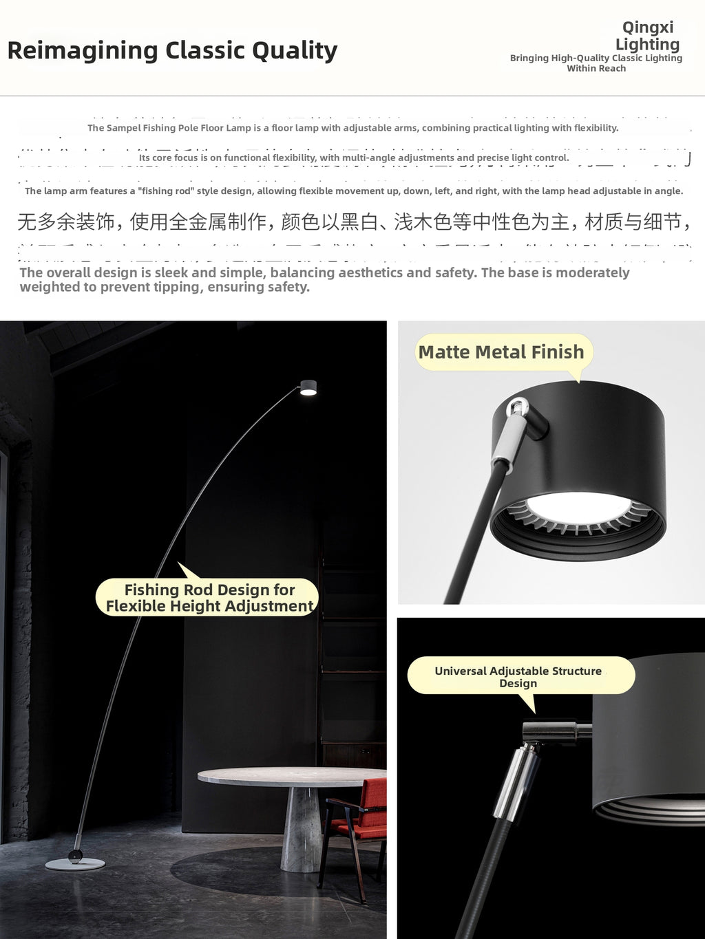 Modern Minimalist Villa Floor Lamp
