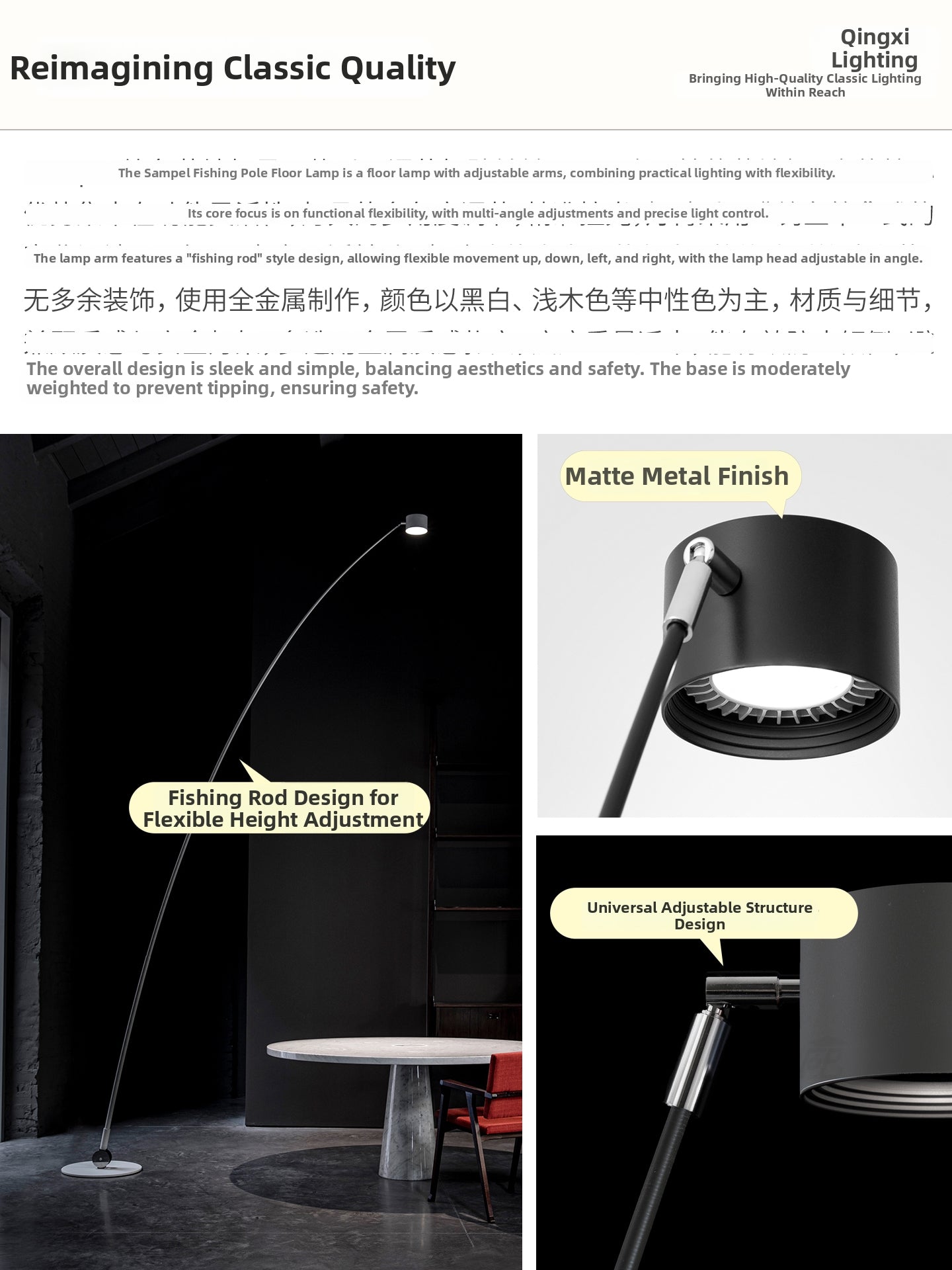 Modern Minimalist Villa Floor Lamp