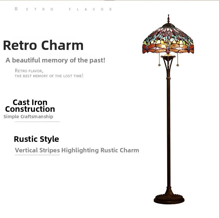 Vintage Remote Control Floor Lamp