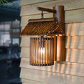 Bamboo Retro Wall Lantern