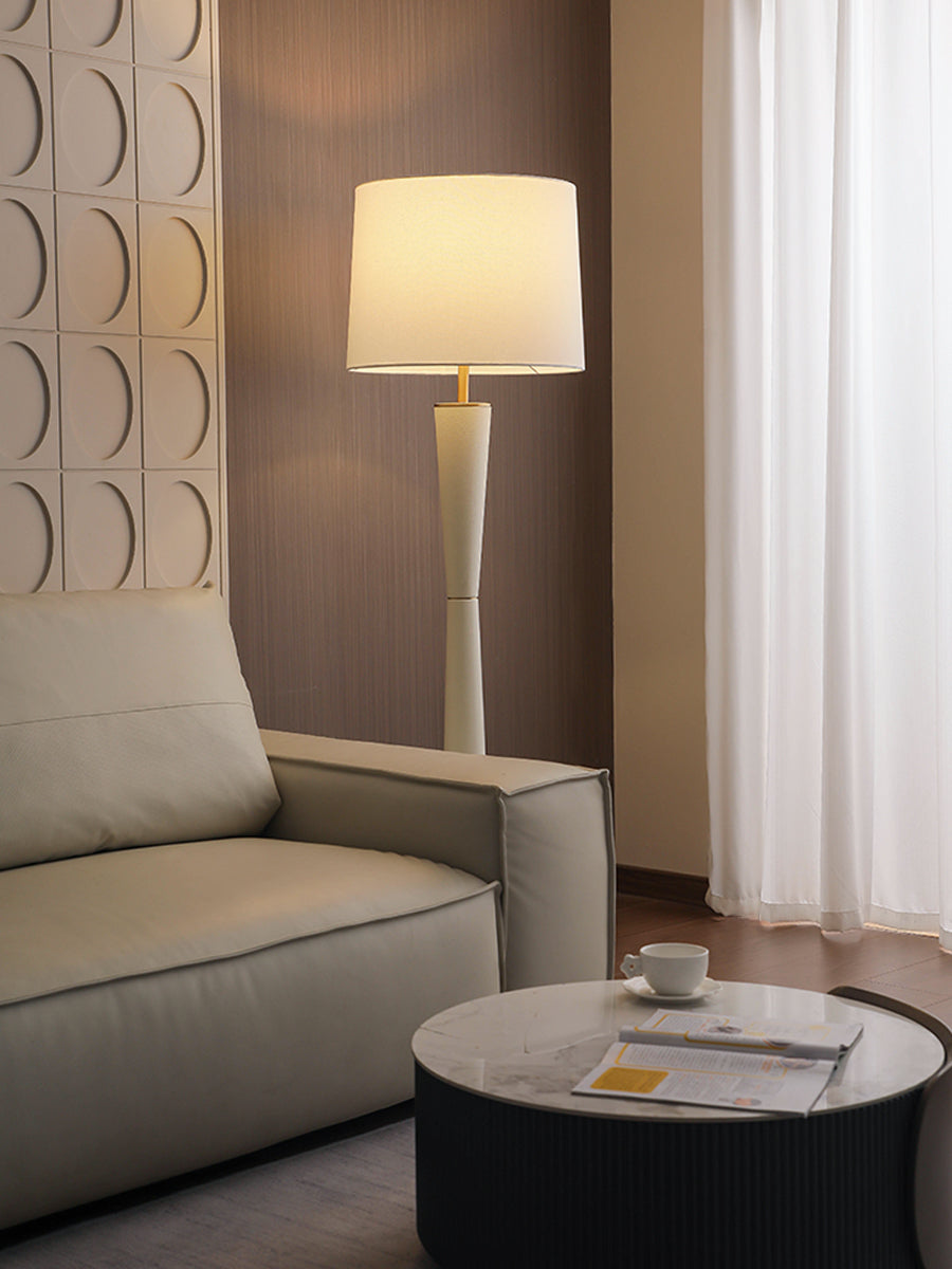Minimalist Leather Reading Floor Lamp