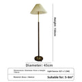 Retro Pleated Floor Lamp