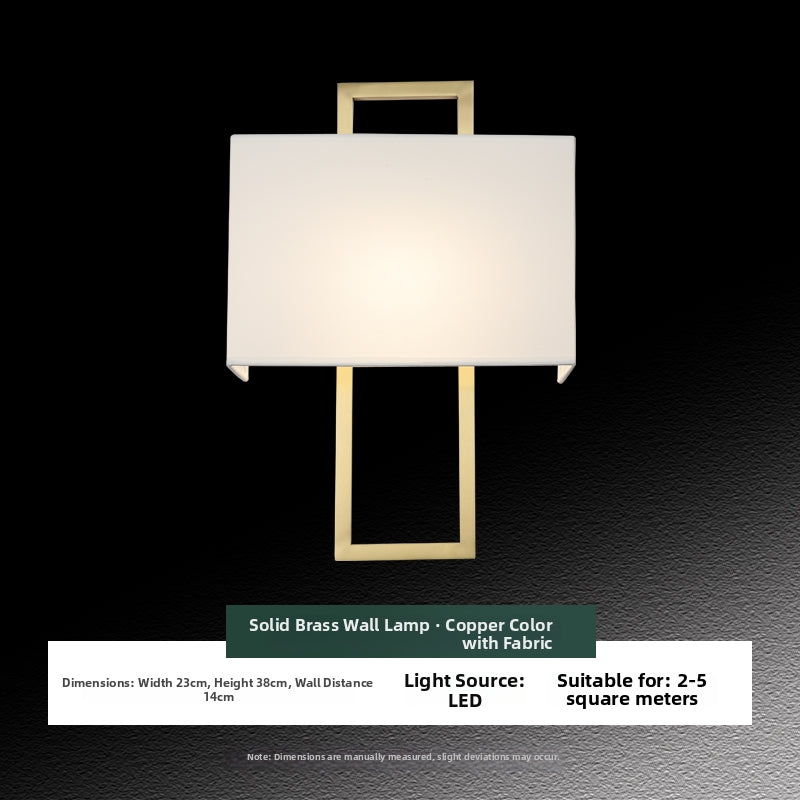 Sino-American Fabric Wall Light