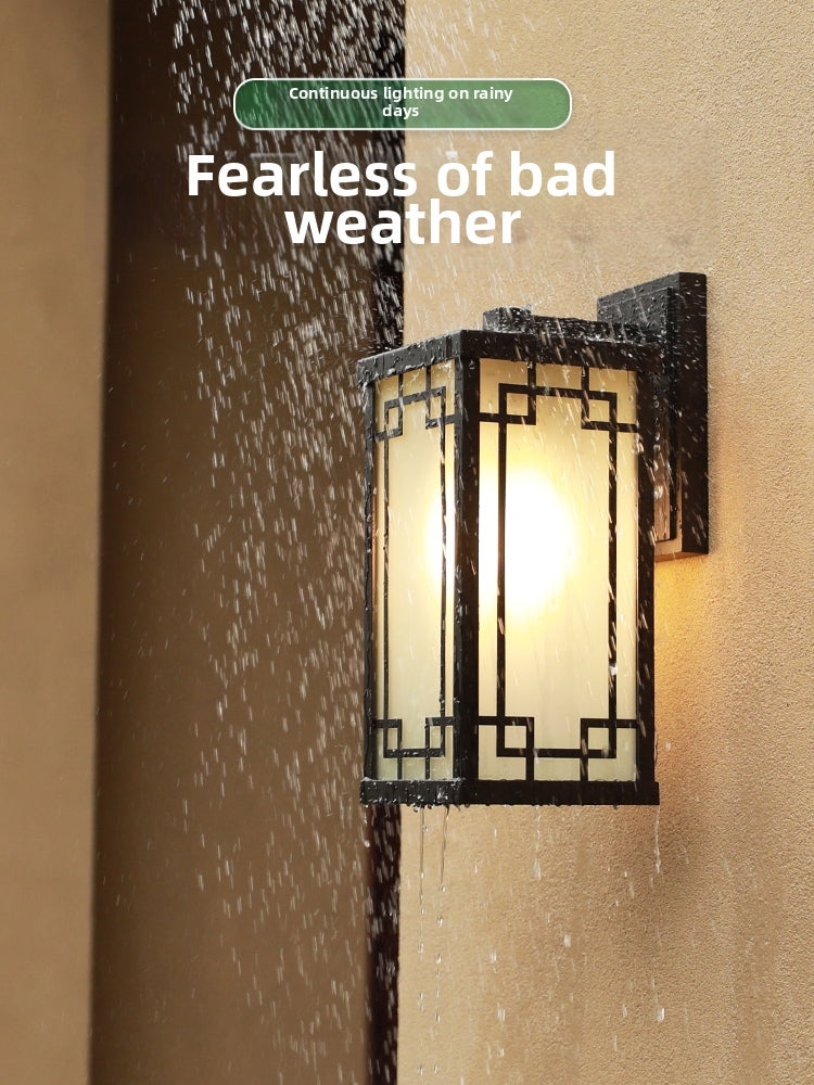 Waterproof Chinese Outdoor Wall Light