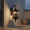 Ornate Garden Wall Lantern